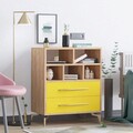 Dulap, Mod Design, ALBA, 70x85.6x40 cm, Aur / Stejar