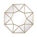 Set 3 oglinzi decorative Estrella, Versa, 25 x 25 cm, plastic