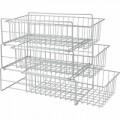 Etajeră cu 3 coșuri pentru dulap Metaltex Tris