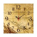 Ceas de perete, Msk-03, MDF, Dimensiune: 40 x 40 cm, Multicolor