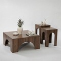 Masuta de cafea, Neostill, Collesium, 80x37x80 cm, PAL, Maro