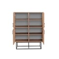 Dulap multifunctional, Sapphire, Quantum Solo - Retro, 93 x 115 x 36 cm, pal melaminat, multicolor