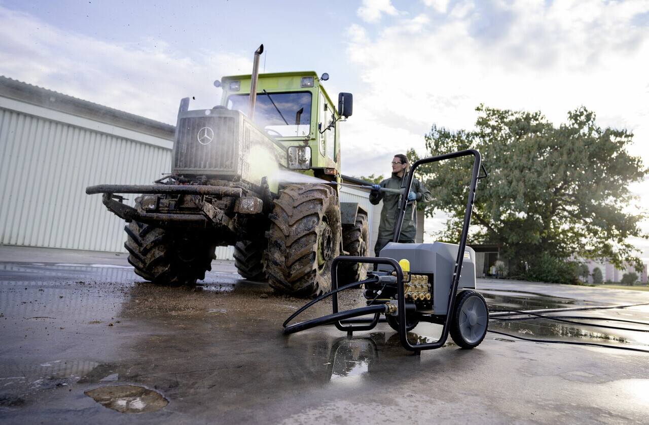 Aparat de spalat cu presiune profesional HD 10/21-4 S Classic, Karcher, gri — imaginea 2