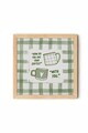 Tablou decorativ, Artkare10, LEMN SOLID, MDF (Grosime: 5 mm, Multicolor