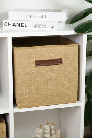 Cutie de depozitare din pâslă, YLC.K.034, 30x30x30 cm, Iuta, Natural