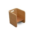 Set Masa si Scaune, Sweetie, Flexy Table Set, 100% LEMN DE FAG, Natural