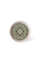 Set pentru ceai, Hermia, 275KRM2559, GRESIE, Antibacterian, Crem / Verde