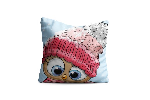 Perna decorativa birdy, oyo kids, 43x43 cm, poliester, multicolor