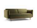 Canapea 3 locuri, Noomi-88, Micadoni Home, 196x94x75 cm, catifea, verde moss melange