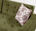 Canapea extensibila Cinar, Pandia Home, 209x80x80 cm, lemn, kaki