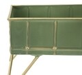 Cutie decorativa Glam, Mauro Ferretti, 28 x 18.5 x 14.5 cm, fier, verde
