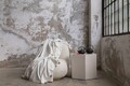 Patura Single, Pom Pom - Cream, Dolce Bonita Home, 60% bumbac/30% acril/10% poliester