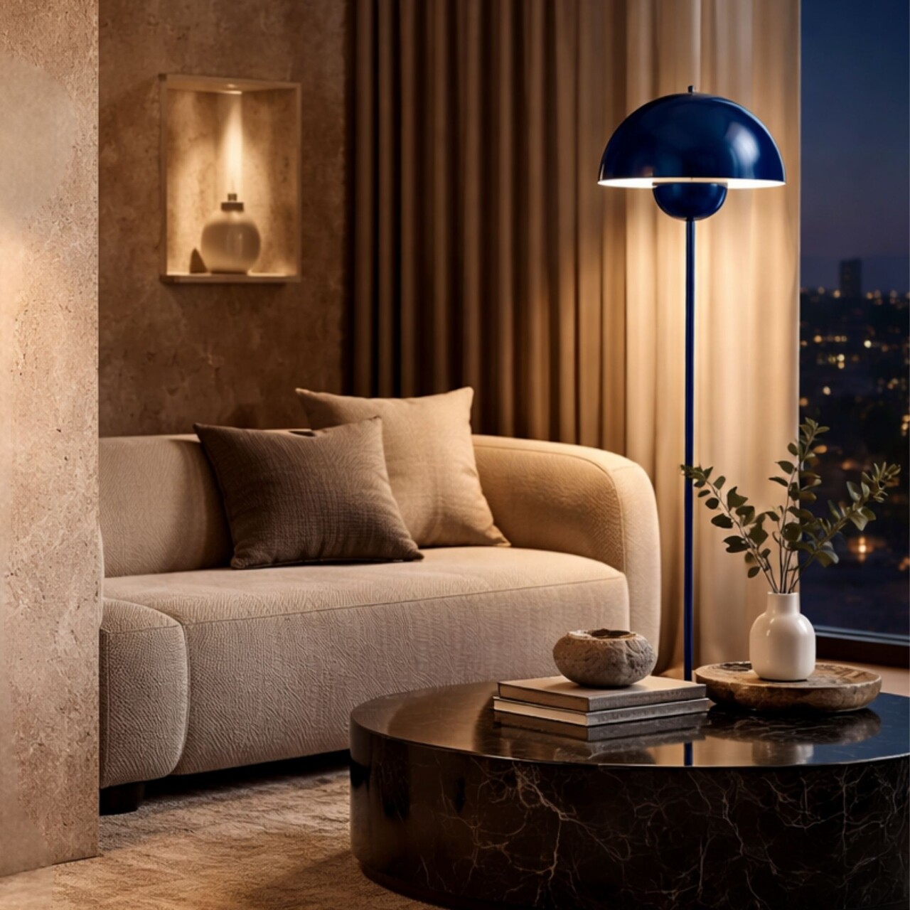 Lampadar, L'essentiel Maison, 892OPV3304, Albastru - view 2