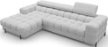 Coltar extensibil dreapta 3 locuri ELTAP, LT-03PEL, Felro, 285x181x93 cm, lemn/poliester, gri deschis