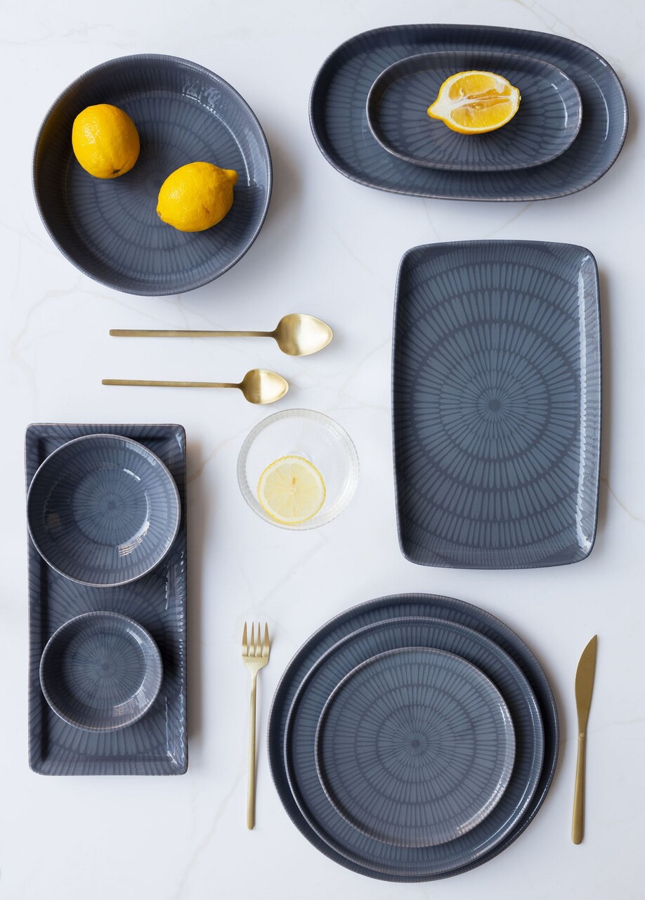 Set boluri pentru aperitive, Hermia, 280TMA3146, Gri - imagine 6