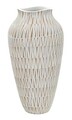 Vaza Stiky, Mauro Ferretti, 22x44 cm, polirasina, auriu/alb