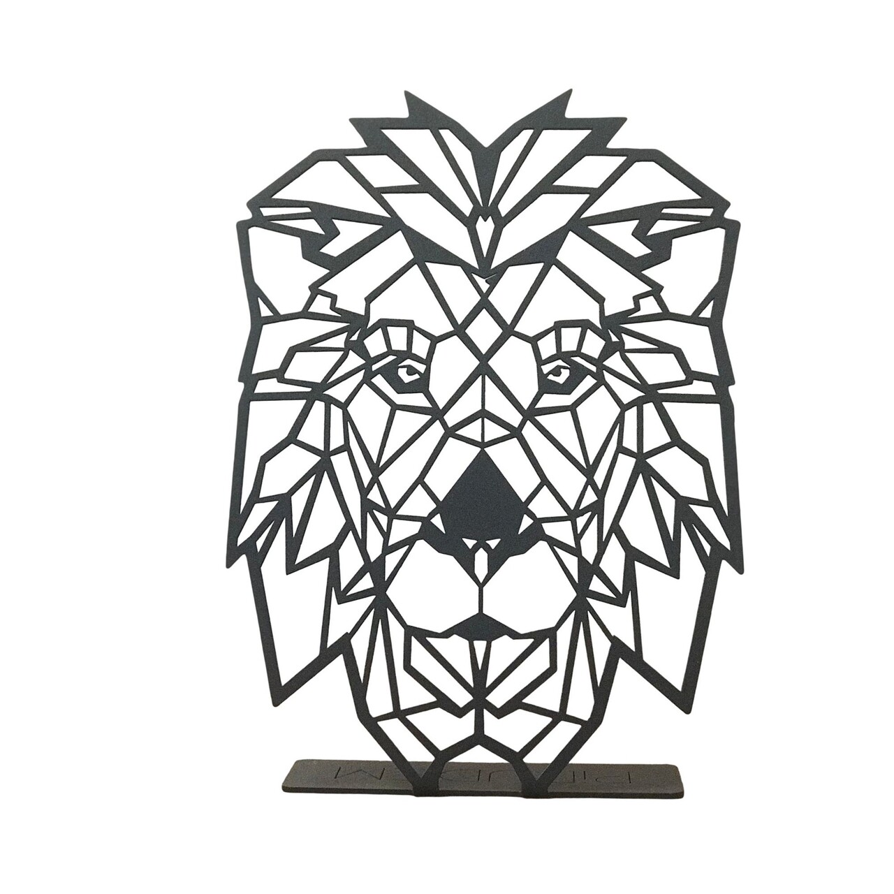 Decoratiune, Aslan Pod, 20x30 cm, Negru - imagine 2