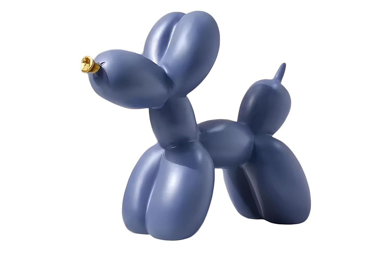 Decoratiune, CY0419, 17x8x22 cm, Poliester, Albastru navy