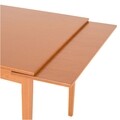 Masa dining extensibila, Shangai, 80/140 x 80 x 76.5 cm, MDF, maro
