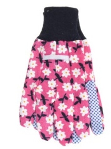 Manusi pentru gradinarit Daisy, marime 9, poliester, roz