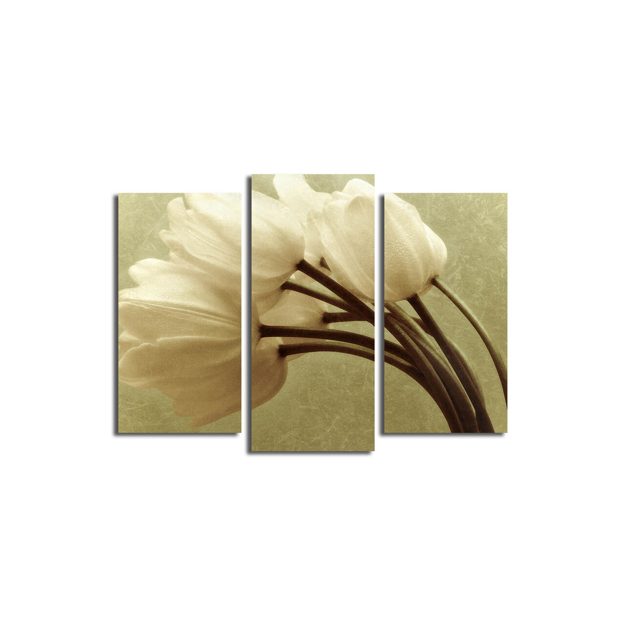 Set 3 tablouri decorative, 3PATK-1, 20 x 39 cm, 2 piese, Multicolor - view 4