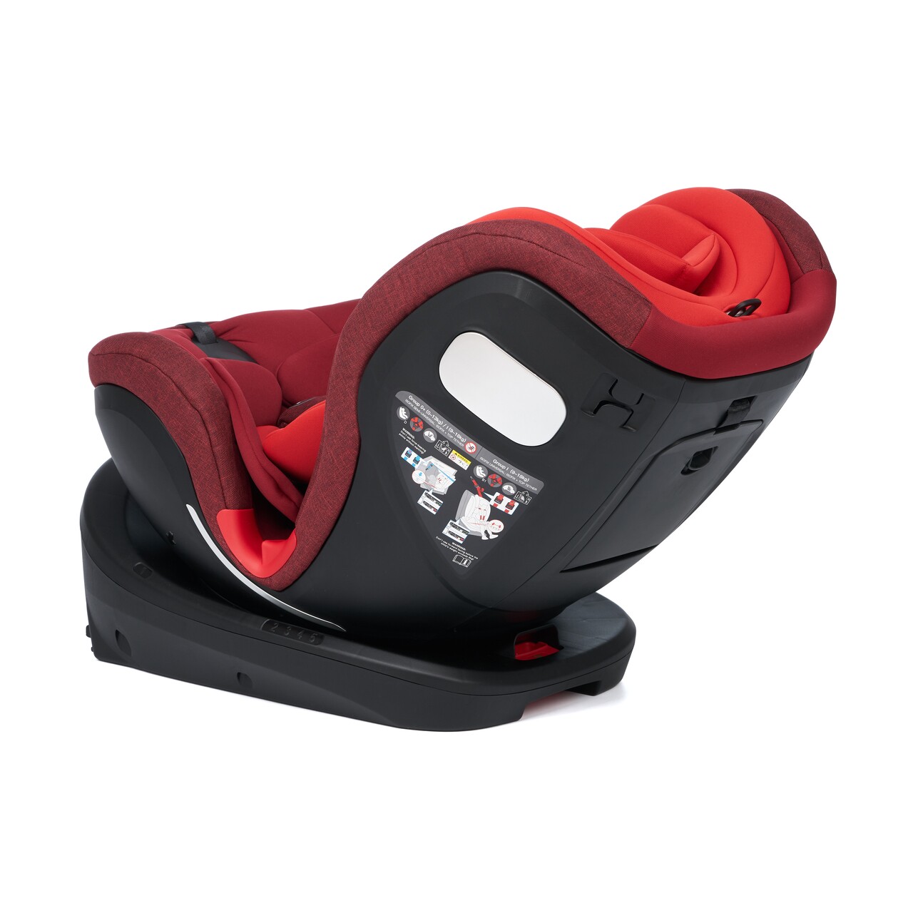 Scaun Auto Rotativ 360 Cu Isofix, U-grow, Rosu