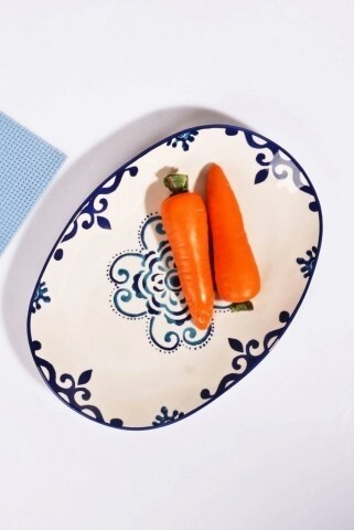 Platou, Kosova,Blue, ceramica, 40 cm