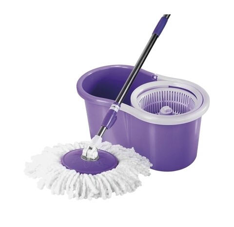 Set curatenie Turbion, Oti, plastic/microfibra, mov