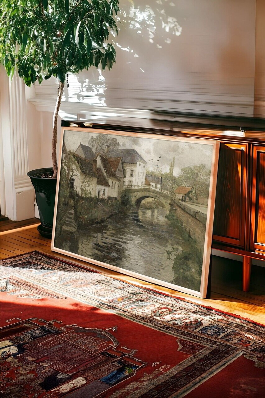 Tablou decorativ, 115105, Lemn masiv, Sticla PVC, Multicolor — imaginea 2