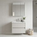 Set Dulap de Baie cu Chiuvetă și Oglindă (2 Piese), Hanah Home, Arno 65, Casmir