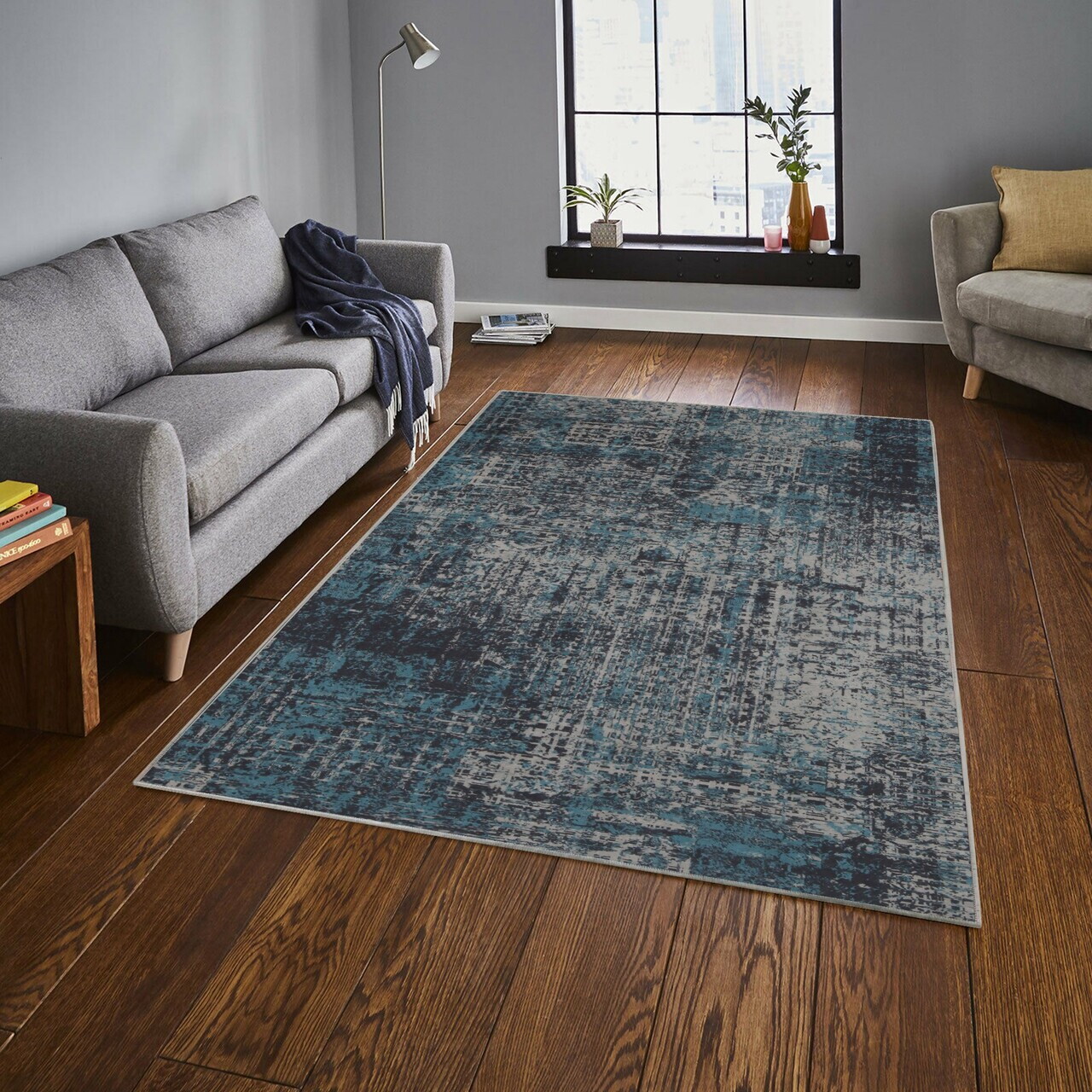 Covor Davian 100x150 cm Poliester Multicolor