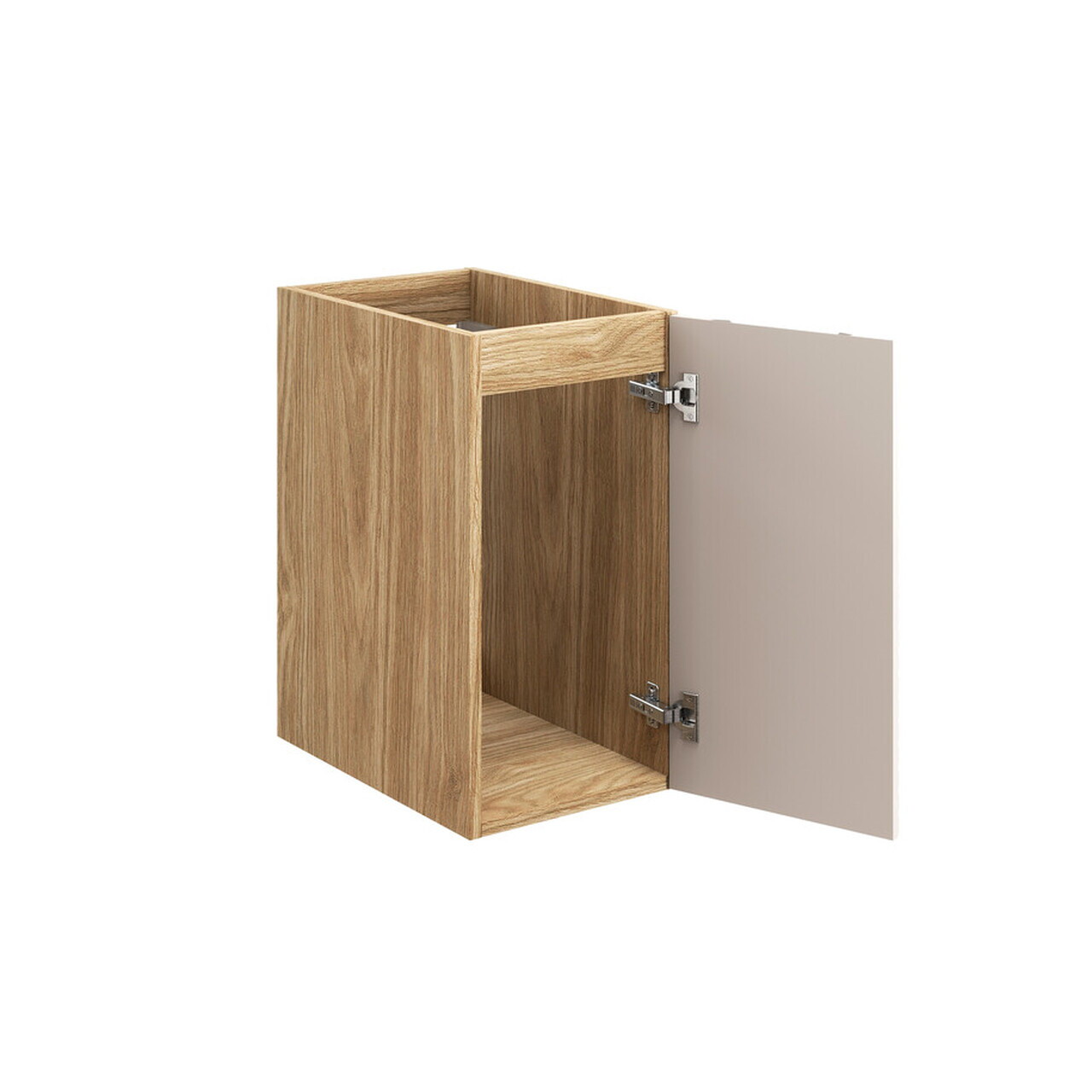 Set mobilier baie, dulap dublu cu lavoar, 120 cm S Un Trust , Ocean Beige, Comad, MDF/PAL laminat, stejar — imaginea 4