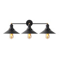 Aplica de perete, Fulgor, 942FLG2164, Metal, Negru/Maro antic
