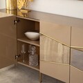 Consola, Neostill, Nice, 180x80x40 cm, MDF , Bronz / Aur