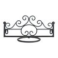 Suport pentru ghiveci, Esschert, Flower Single, 28.3 x 15.1 x 12.8 cm, fier, negru