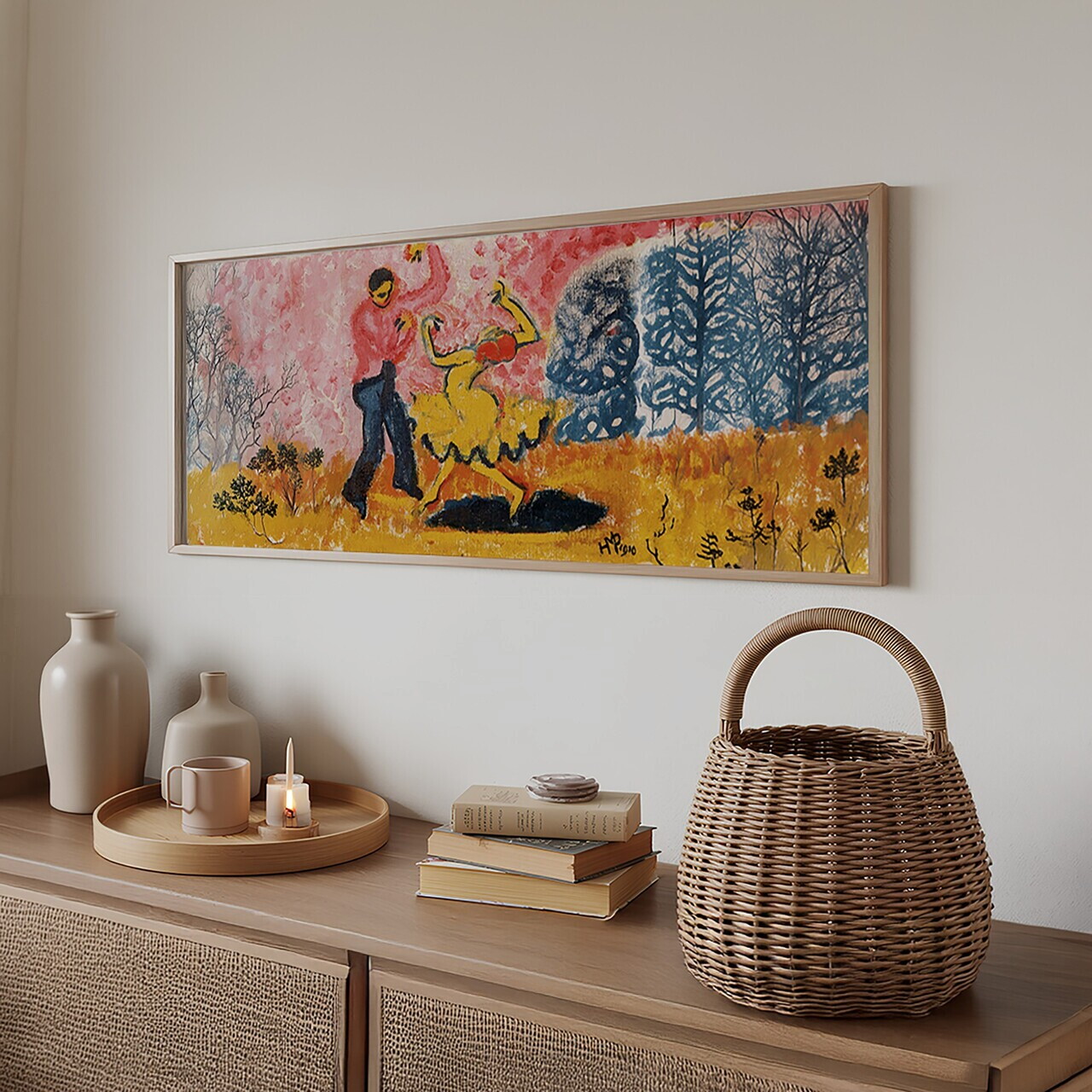 Tablou decorativ, Artsntmdl9-50120, Vopsire: MDF (Grosime: 2,7 mm), Multicolor — imaginea 2
