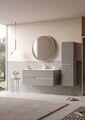Set Dulap de Baie cu Chiuvetă și Oglindă (2 Piese), Hanah Home, Moonlight 120 v2, Nurcă mată