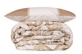 Lenjerie de pat dubla, 3 piese, 200x200 cm, 100% bumbac ranforce, Beverly Hills Polo Club, BHPC 024, crem