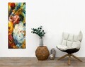Tablou decorativ, PC190, Canvas, Lemn, Multicolor