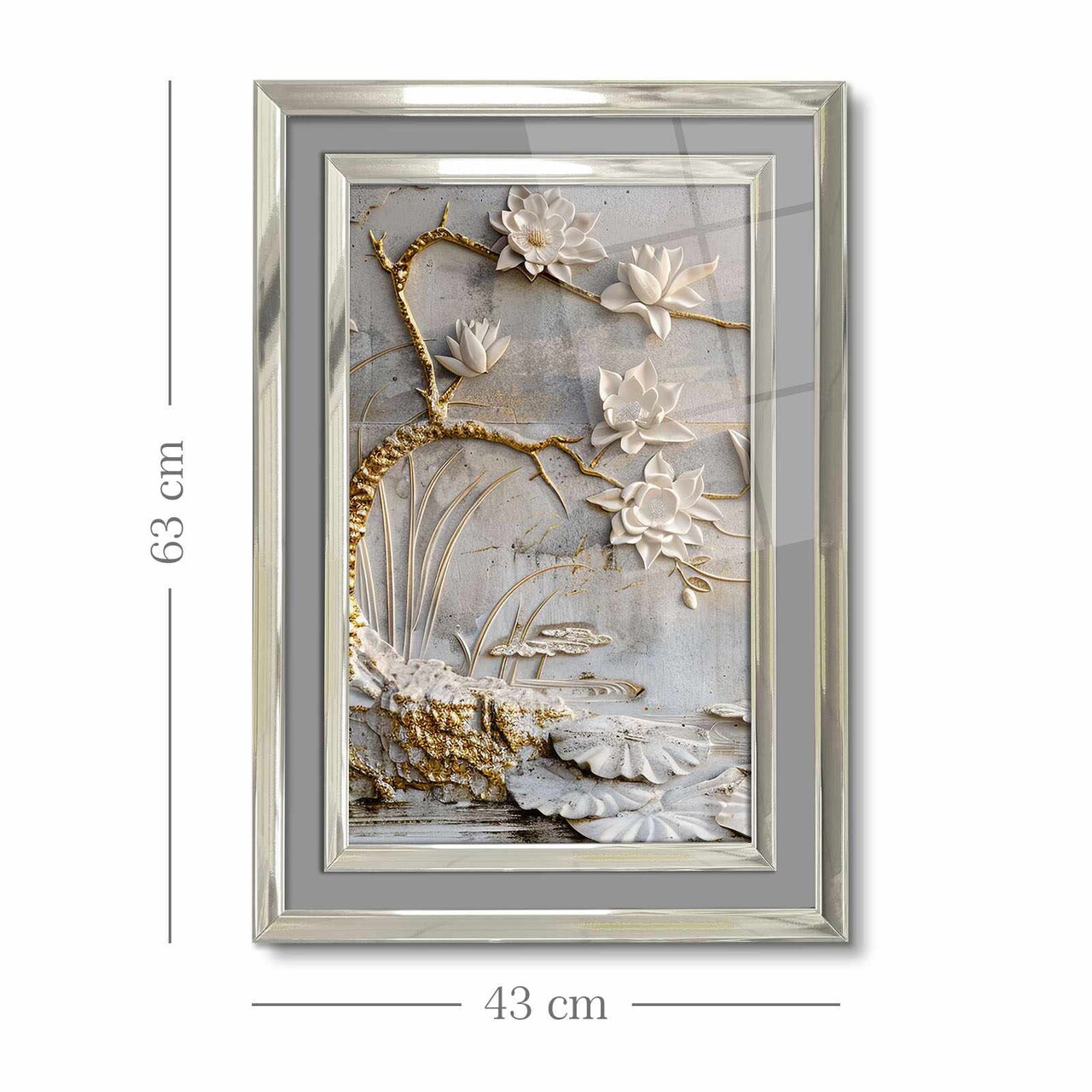 Tablou decorativ, 4363Kromgumusct, Cadru: 100% LEMN MASIV (Grosime: 2,5 cm), Multicolor - view 5