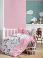 Lenjerie de pat pentru copii, Unicorn v2 - Pink, Cotton Box, Bumbac Ranforce