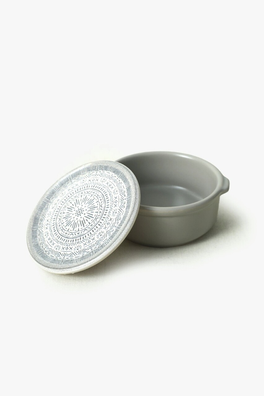 Set recipiente depozitare, Keramika, 275KRM2123, Ceramica , Nu absoarbe apa, Alb mat - 1 | YEO