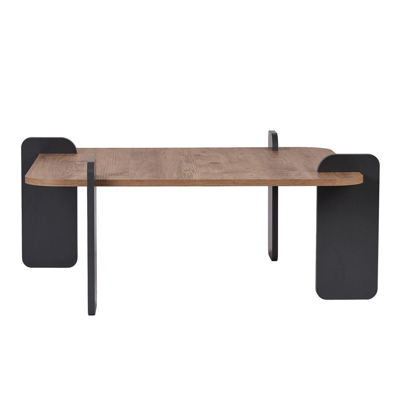 Masuta de cafea, Hanah Home, Marais, 90x35x90 cm, PAL, Pin Atlantic / Antracit — imaginea 5