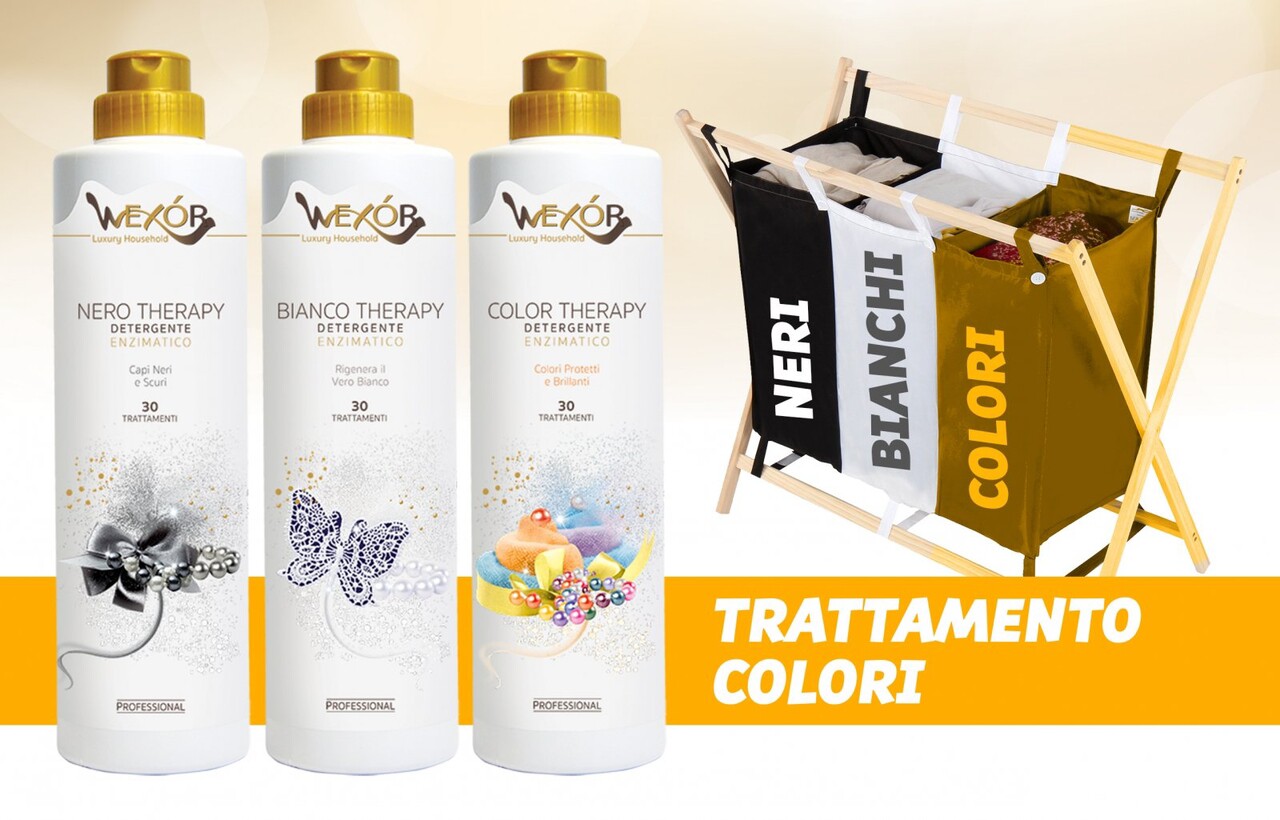 Detergent de rufe enzimatic pentru rufe negre&denim, Nero Therapy, 750 ml, Wexor