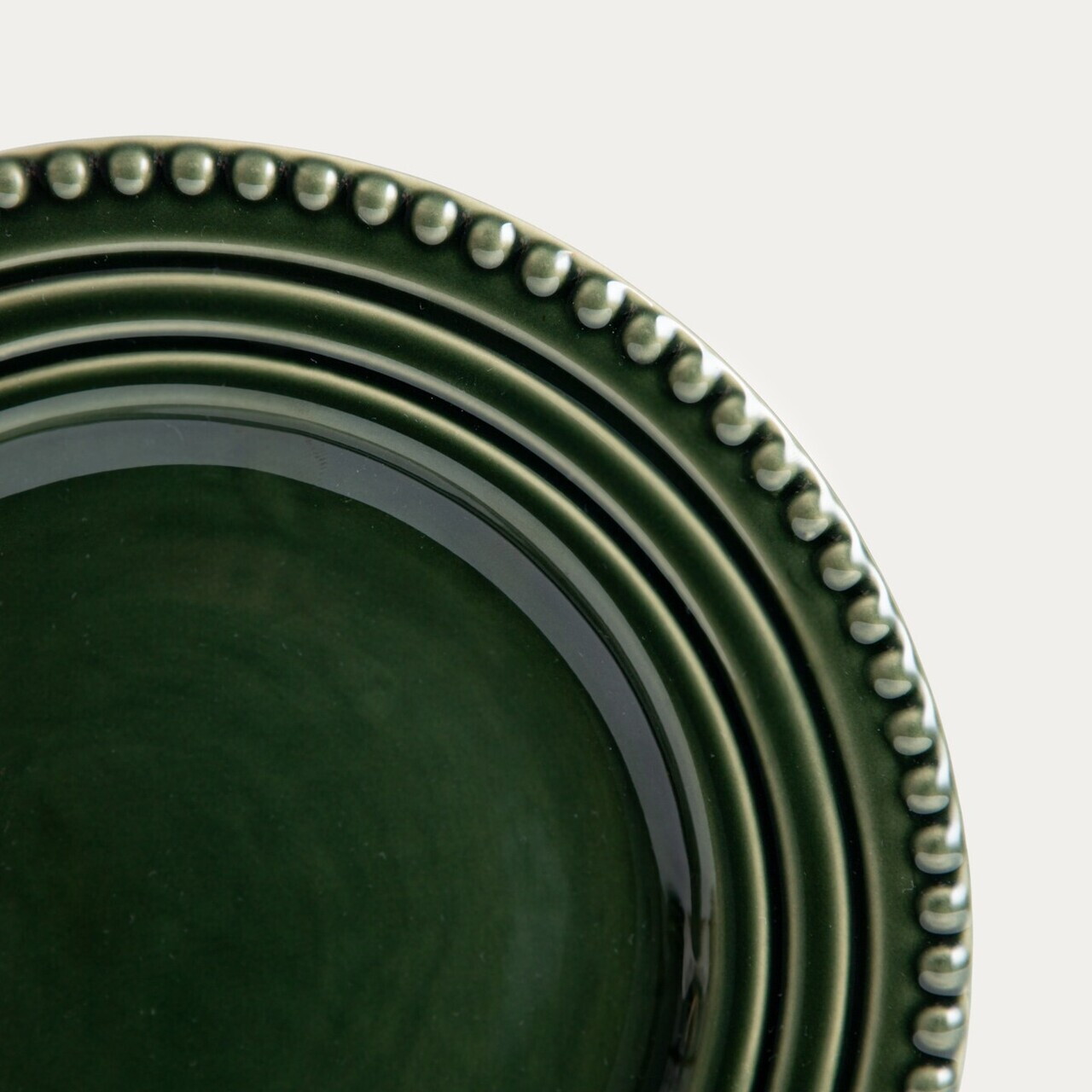 Set 4 farfurii pentru desert Kobbi, Homla, 21.5 cm, ceramica, verde — imaginea 8