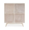 Bufet inferior Indira, Bizzotto, 85 x 42 x 100 cm, lemn de mango, detalii lucrate manual