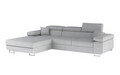 Coltar extensibil stanga 4 locuri ELTAP, Armd-67, Armando, 289x203x85 cm, lemn/poliester, gri deschis