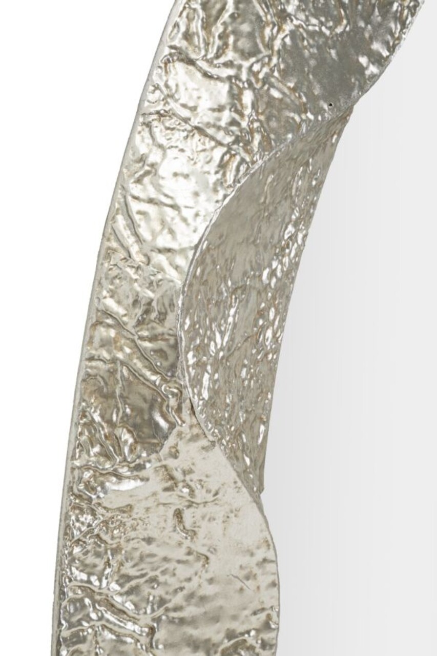 Oglinda de perete Argelux Oval, Mauro Ferretti, 87.5x128 cm, fier/MDF, argintiu