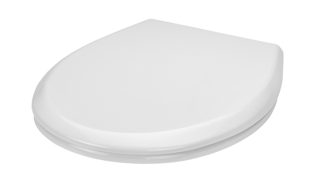 Capac de toaleta cu sistem automat de coborare, Wenko, Gubio, 37 x 44.5 cm, duroplast - 1 | YEO
