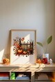 Tablou decorativ, Arthllwnmodel68-3348, MDF, Multicolor